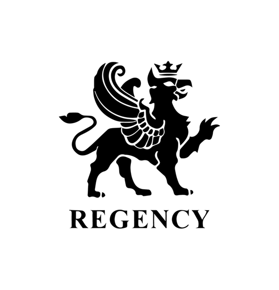 Regency and Gryphon Logo B&W