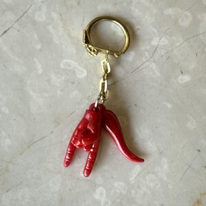 Keyring - Mano Cornuto & Chilli