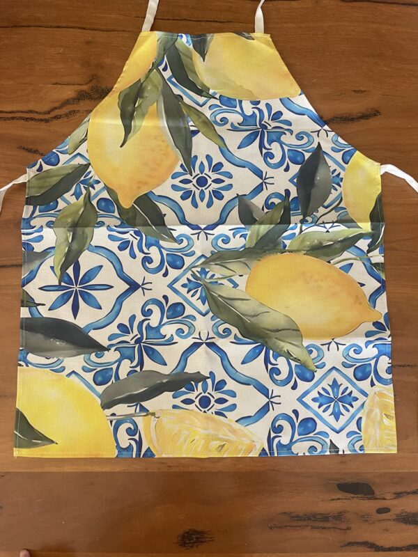 Apron - Lemons (Beige Trim)