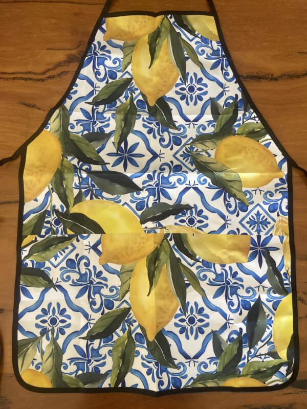 Apron - Lemons (Black Trim)